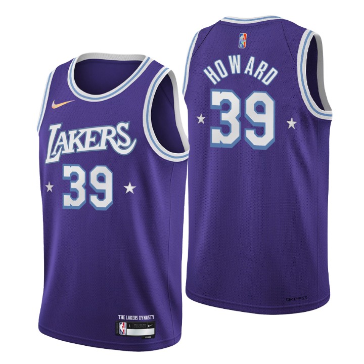 2021-22 Los Angeles Lakers Dwight Howard City 75th Anniversary Basketball Jersey