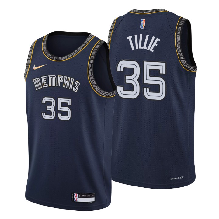 2021-22 Memphis Grizzlies Killian Tillie City 75th Anniversary Basketball Jersey