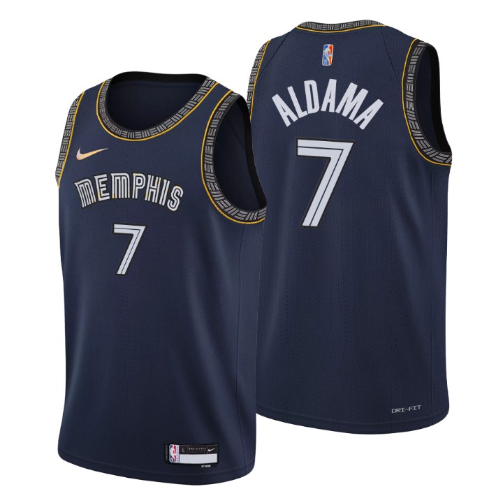 2021-22 Memphis Grizzlies Santi Aldama City 75th Anniversary Basketball Jersey