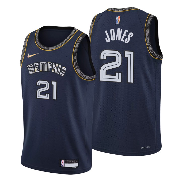 2021-22 Memphis Grizzlies Tyus Jones City 75th Anniversary Basketball Jersey