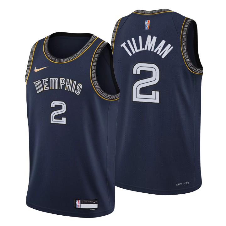 2021-22 Memphis Grizzlies Xavier Tillman City 75th Anniversary Basketball Jersey