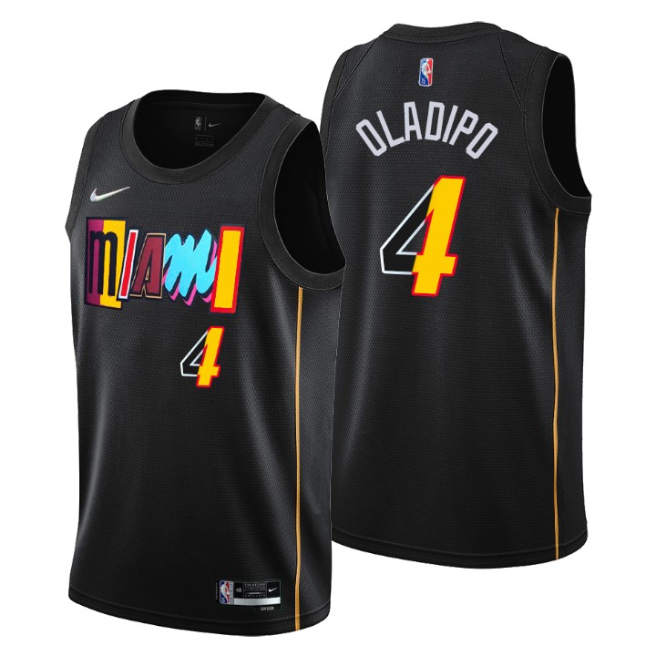 2021-22 Miami Heat Victor Oladipo City 75th Anniversary Basketball Jersey