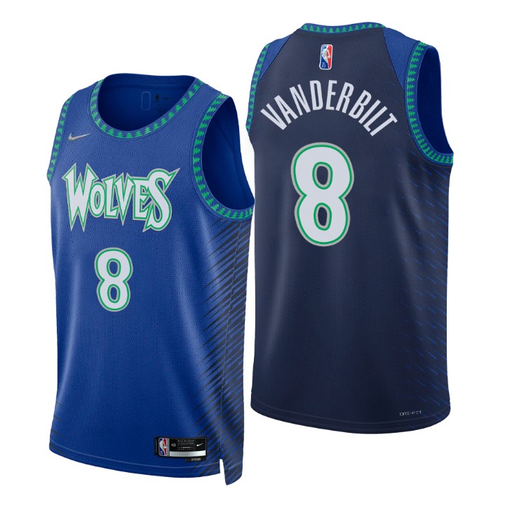 2021-22 Minnesota Timberwolves Jarred Vanderbilt City 75th Anniversary Basketball Jersey