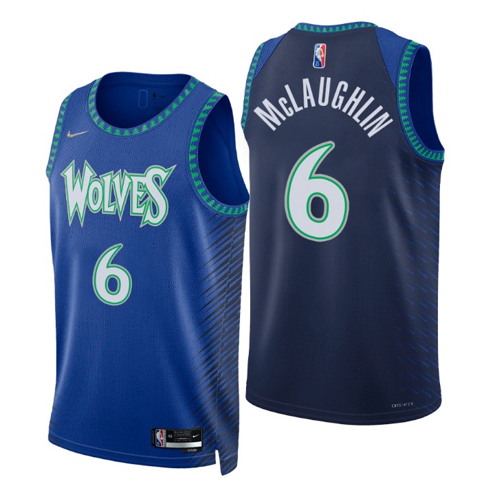 2021-22 Minnesota Timberwolves Jordan Mclaughlin City 75th Anniversary Basketball Jersey