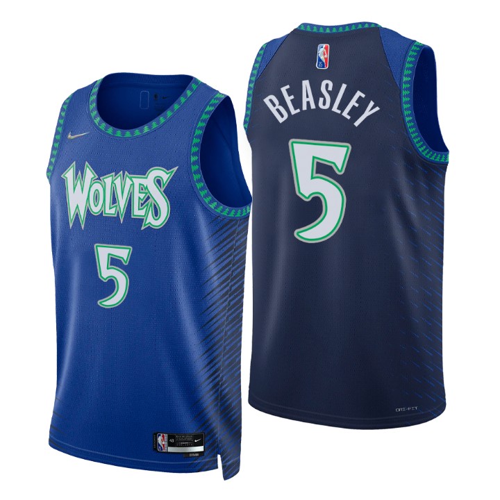 2021-22 Minnesota Timberwolves Malik Beasley City 75th Anniversary Basketball Jersey