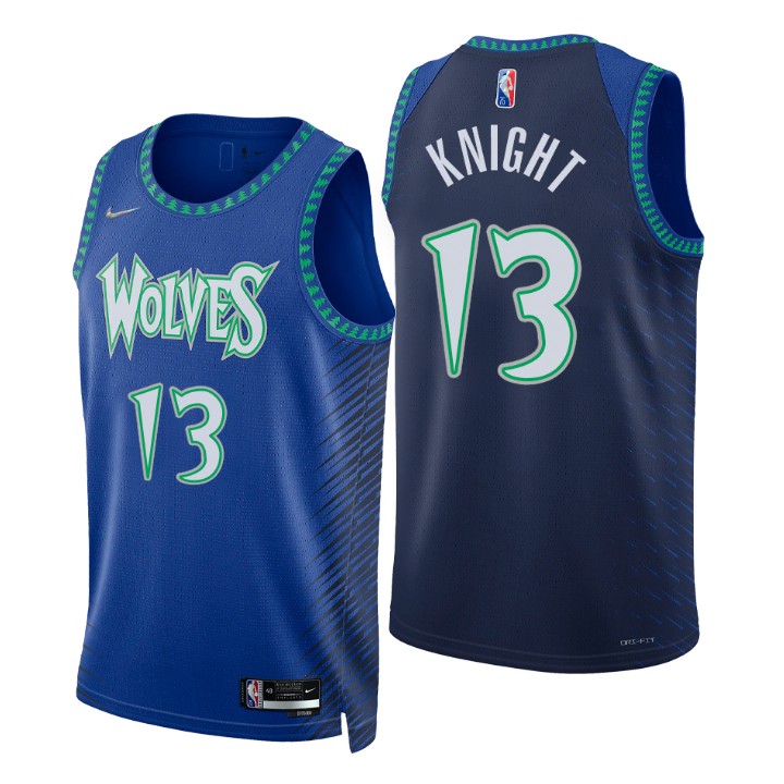2021-22 Minnesota Timberwolves Nathan Knight City 75th Anniversary Basketball Jersey