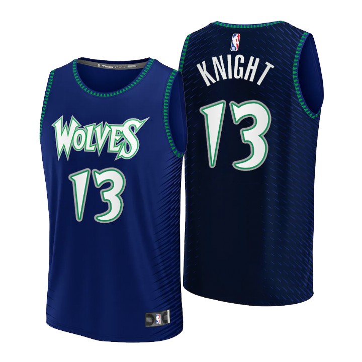 2021-22 Minnesota Timberwolves Nathan Knight Replica Basketball Jersey City