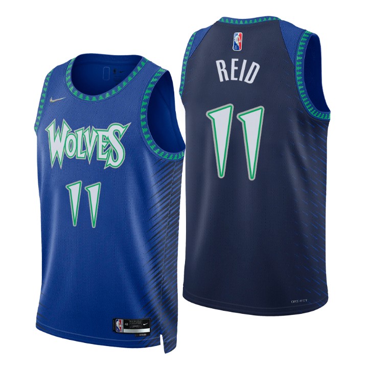2021-22 Minnesota Timberwolves Naz Reid City 75th Anniversary Basketball Jersey