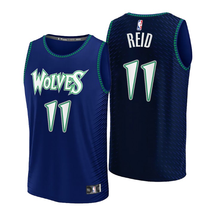 2021-22 Minnesota Timberwolves Naz Reid Replica Basketball Jersey City