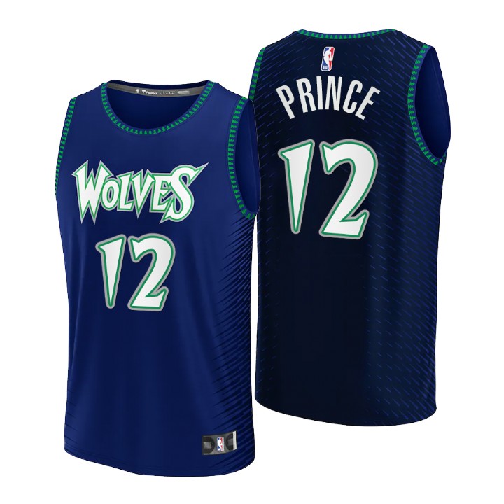 2021-22 Minnesota Timberwolves Taurean Prince Replica Basketball Jersey City