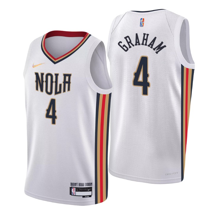 2021-22 New Orleans Pelicans Devonte' Graham City 75th Anniversary Basketball Jersey