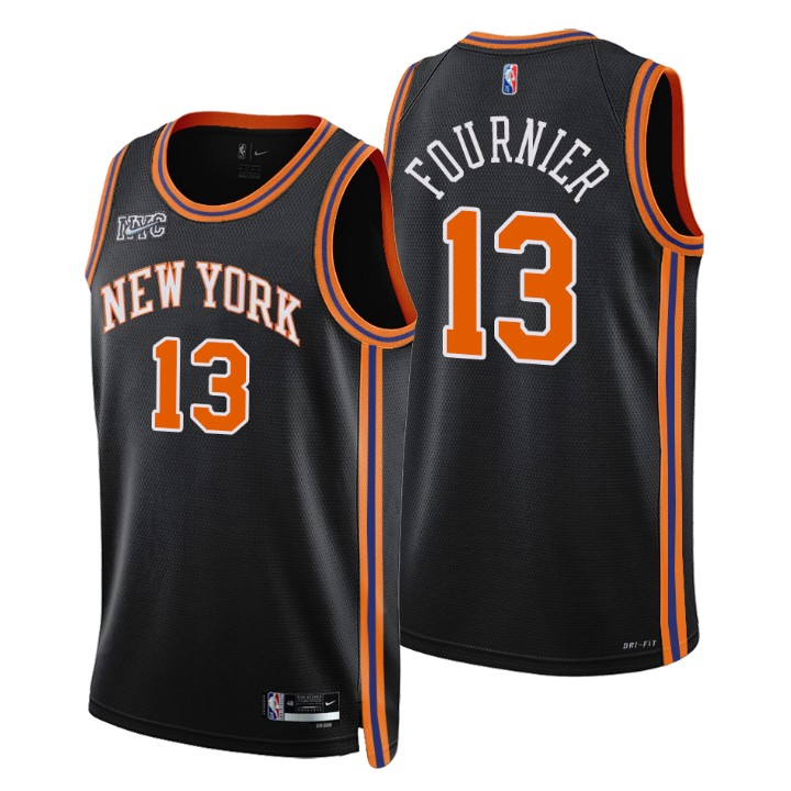 2021-22 New York Knicks Evan Fournier City 75th Anniversary Basketball Jersey
