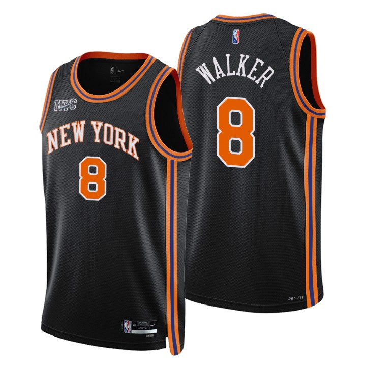2021-22 New York Knicks Kemba Walker City 75th Anniversary Basketball Jersey