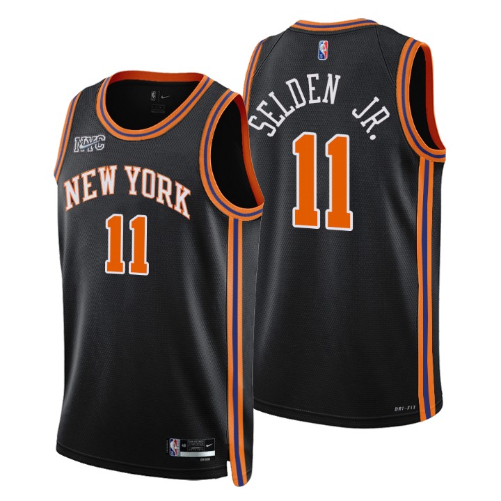 2021-22 New York Knicks Wayne Selden Jr. City 75th Anniversary Basketball Jersey