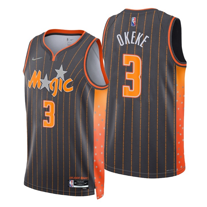 2021-22 Orlando Magic Chuma Okeke City 75th Anniversary Basketball Jersey