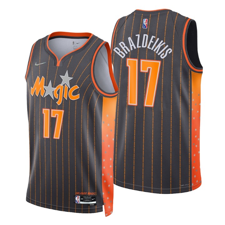 2021-22 Orlando Magic Ignas Brazdeikis City 75th Anniversary Basketball Jersey