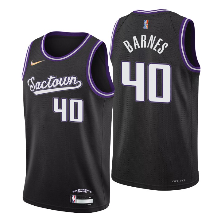 2021-22 Sacramento Kings Harrison Barnes City 75th Anniversary Basketball Jersey