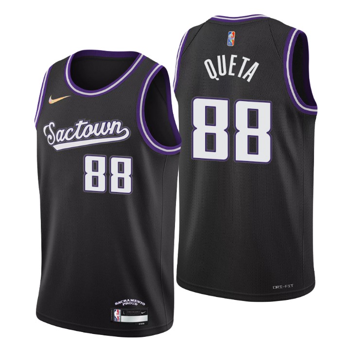 2021-22 Sacramento Kings Neemias Queta City 75th Anniversary Basketball Jersey