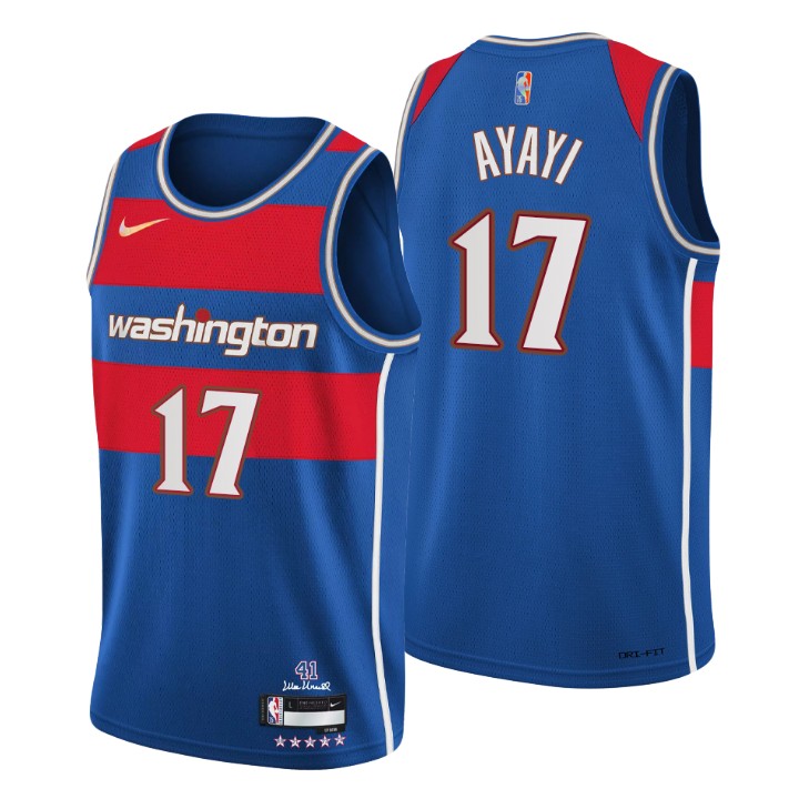 2021-22 Washington Wizards Joel Ayayi City 75th Anniversary Basketball Jersey
