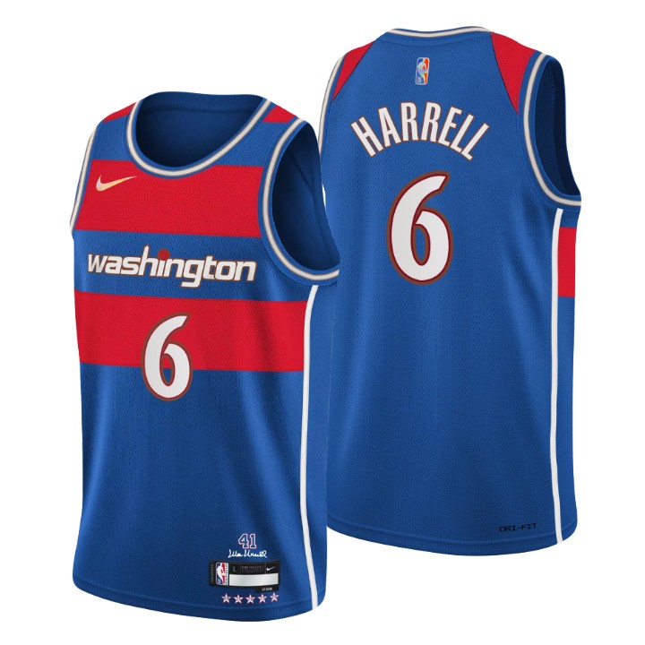 2021-22 Washington Wizards Montrezl Harrell City 75th Anniversary Basketball Jersey