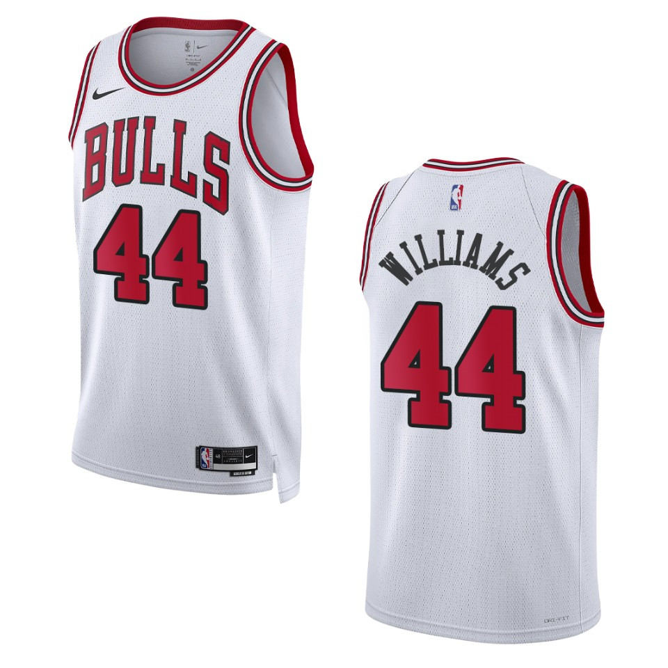 2022-23 Association Edition Chicago Bulls Patrick Williams White Swingman Basketball Jersey