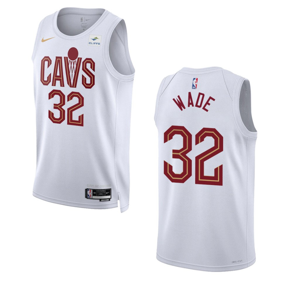 2022-23 Association Edition Cleveland Cavaliers Dean Wade White Swingman Jersey