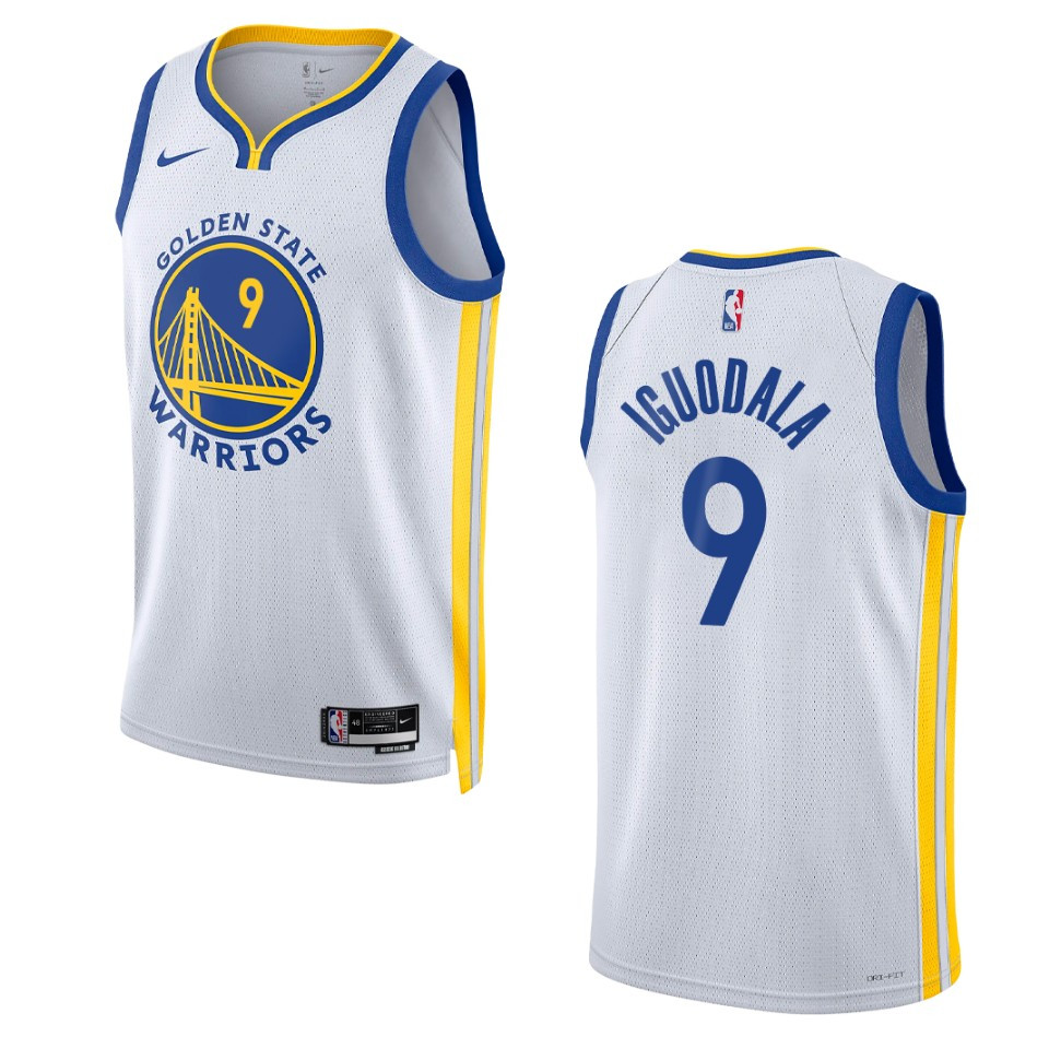 2022-23 Association Edition Golden State Warriors Andre Iguodala White Swingman Basketball Jersey