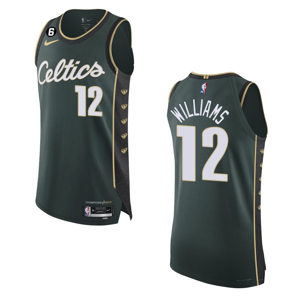 2022-23 City Edition Boston Celtics Grant Williams Green Basketball Jersey