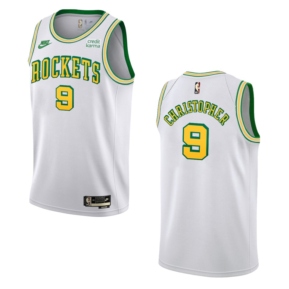 2022-23 Houston Rockets Josh Christopher Classic Edition Swingman White Basketball Jersey