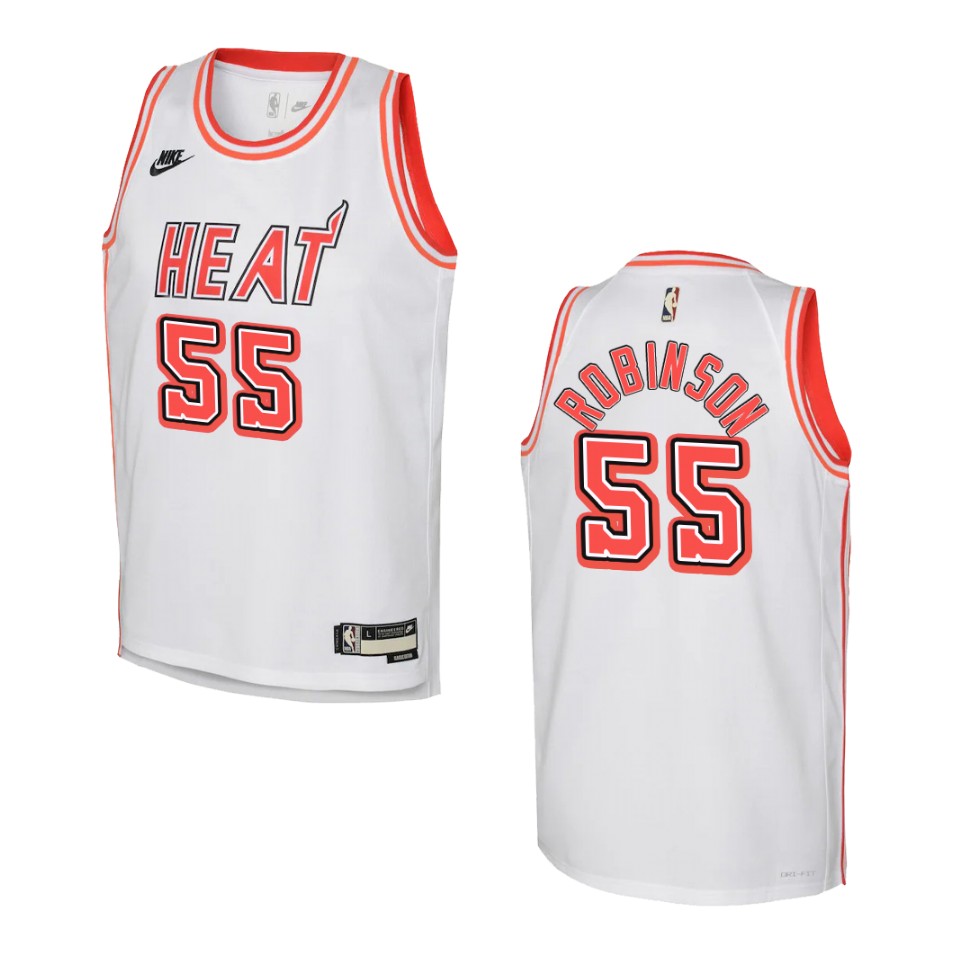2022-23 Miami Heat Youth Classic Edition Duncan Robinson White Basketball Jersey