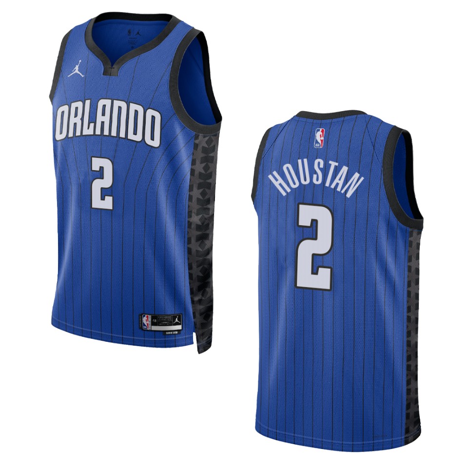 2022-23 Statement Edition Orlando Magic Caleb Houstan Blue Swingman Jersey