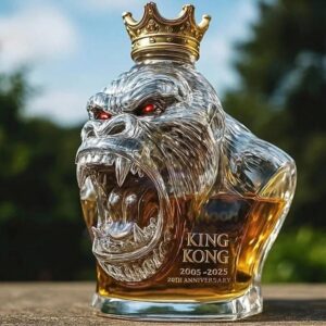 20th King Kong Anniversary Whisky Bottle Premium Home Decor Display