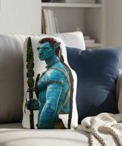 Alternative view of Jake Sully Characters Avatar 3 Pillow