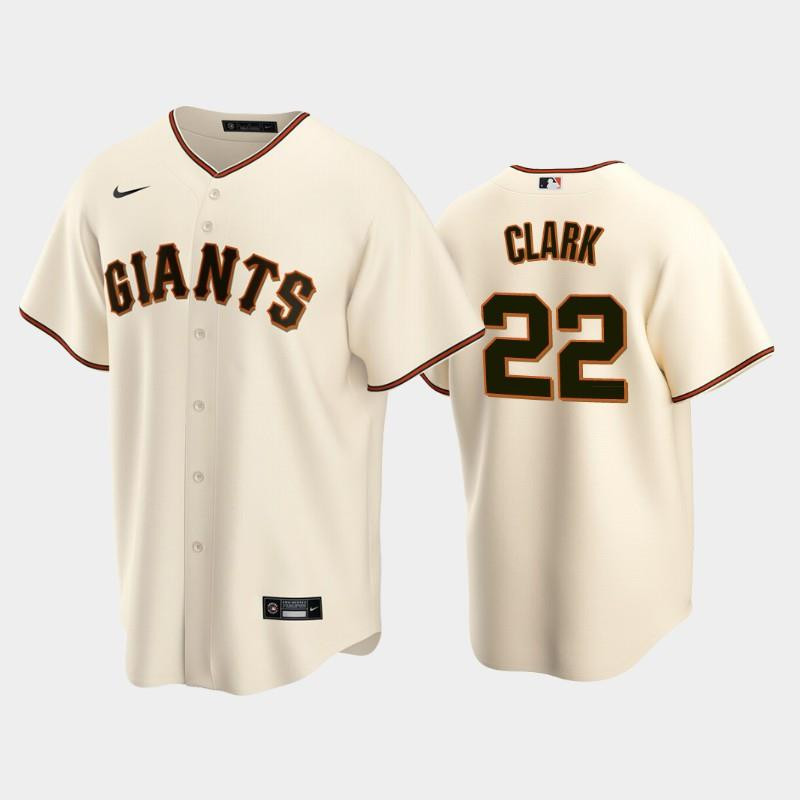 22 Will Clark Cream Home San Francisco Giants Baseball Jersey Baseball Jersey 
