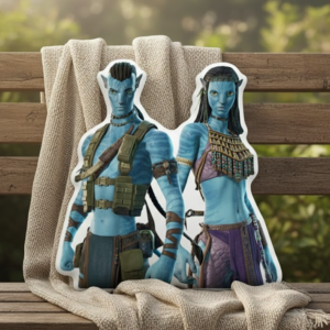 Alternative view of Jake Sully And Neytiri Avatar Movie Pillow, Characters Avatar 3 Pillow