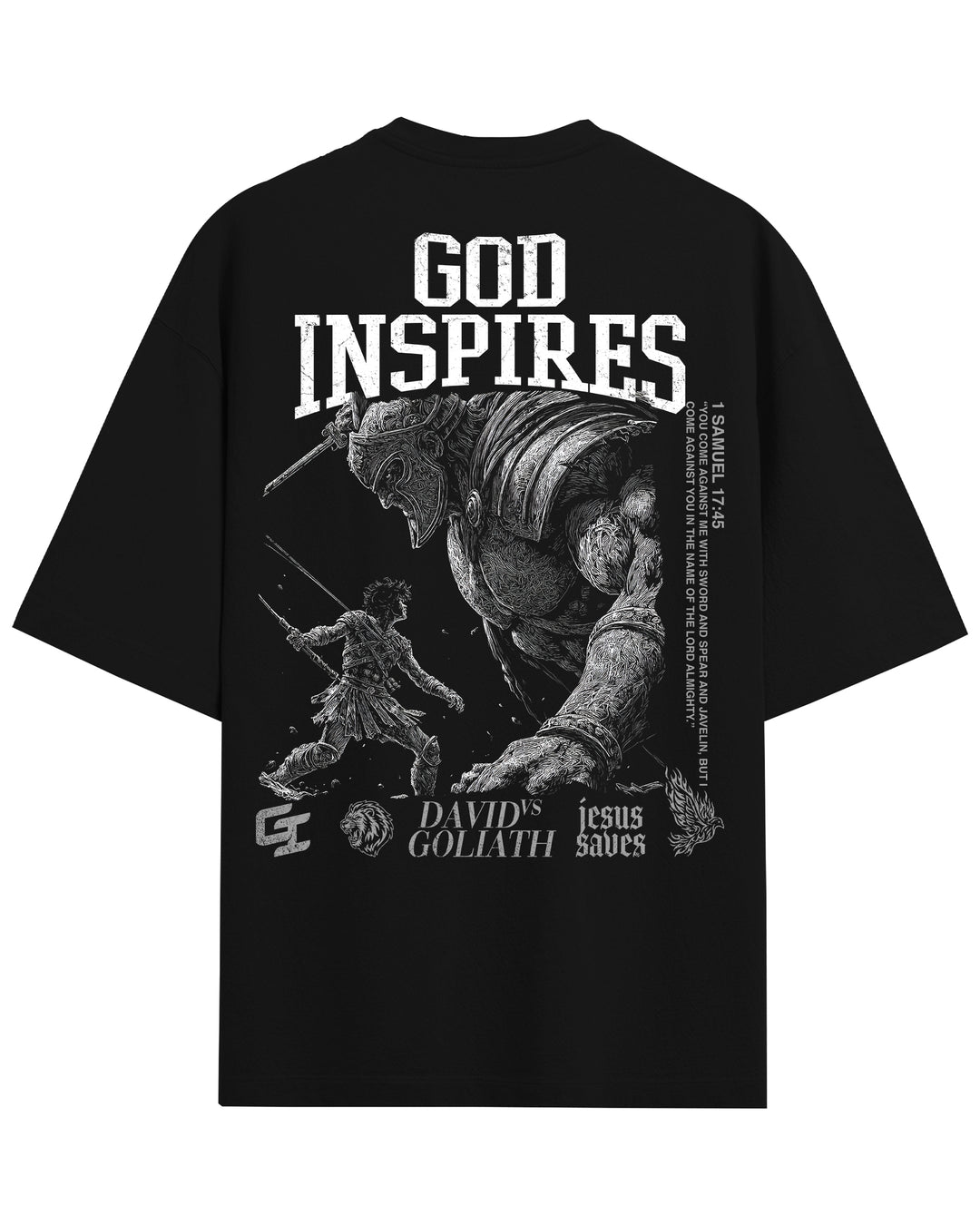 'DAVID VS GOLIATH' Oversized T-SHIRT
