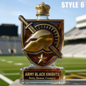 Alternative view of Army Black Knights Limited Edition Whiskey Bottle