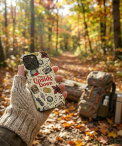 Alternative view of Nostalgic Adventure Art – The Upside Down Pattern Phone Case