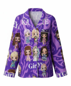 Alternative view of Katseye Pajamas Set, Matching Fan