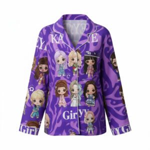 Alternative view of Katseye Pajamas Set, Matching Fan