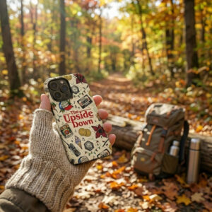 Alternative view of Nostalgic Adventure Art – The Upside Down Pattern Phone Case