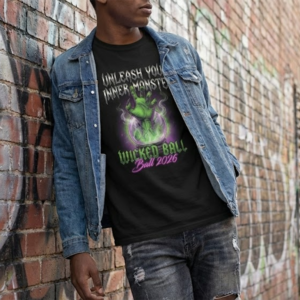 Alternative view of The Mayhem Ball 2026: Elphaba Rock Concert Merch Tee