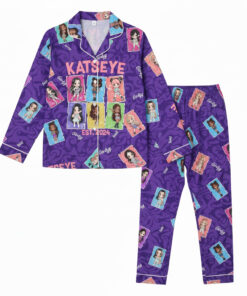 Alternative view of Vintage Katseye Music Pajamas, Katseye K-Pop Graphic, Katseye Beautiful Chaos Pjm