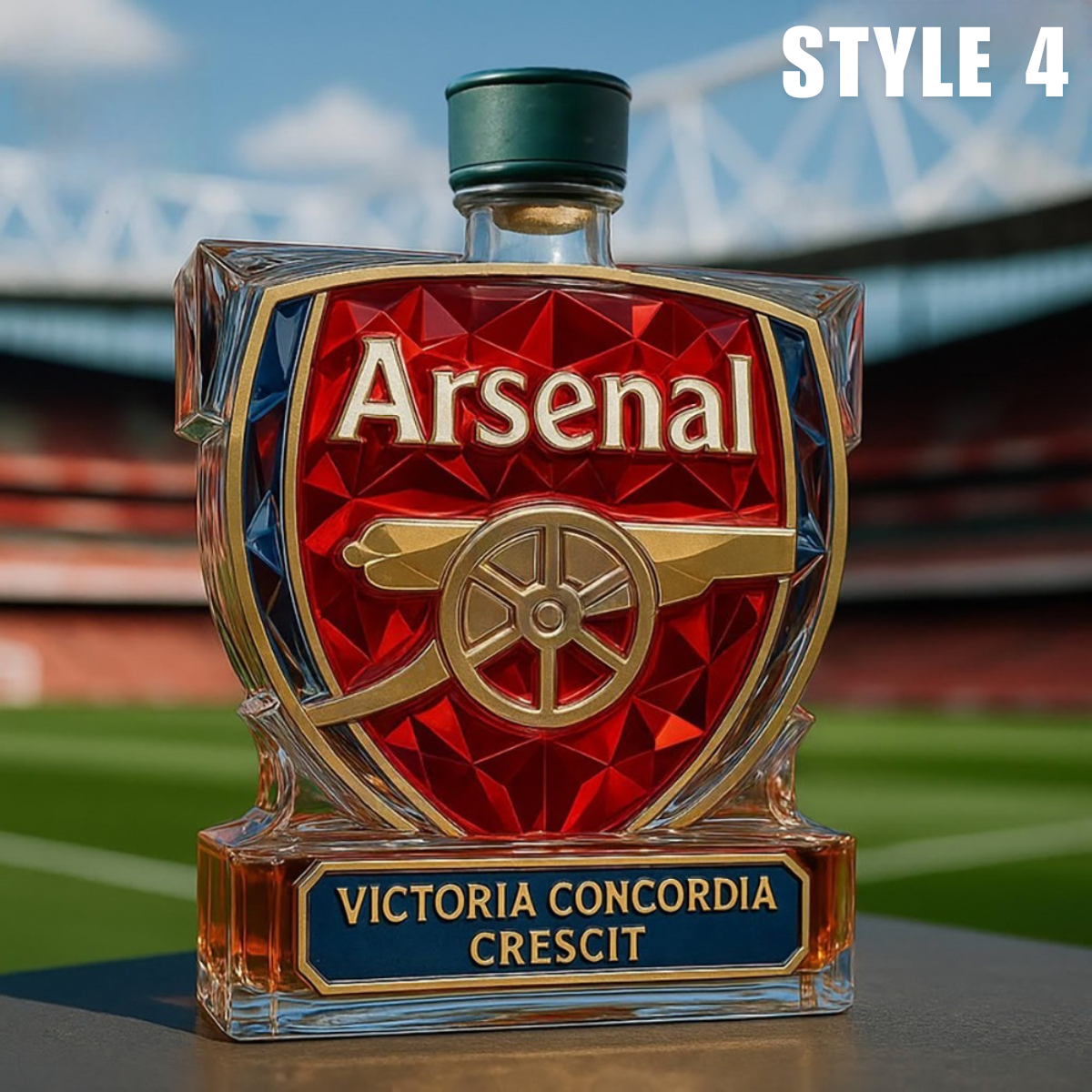 Arsenal Concordia Victoria Concordia Whiskey Bottle - Image 4