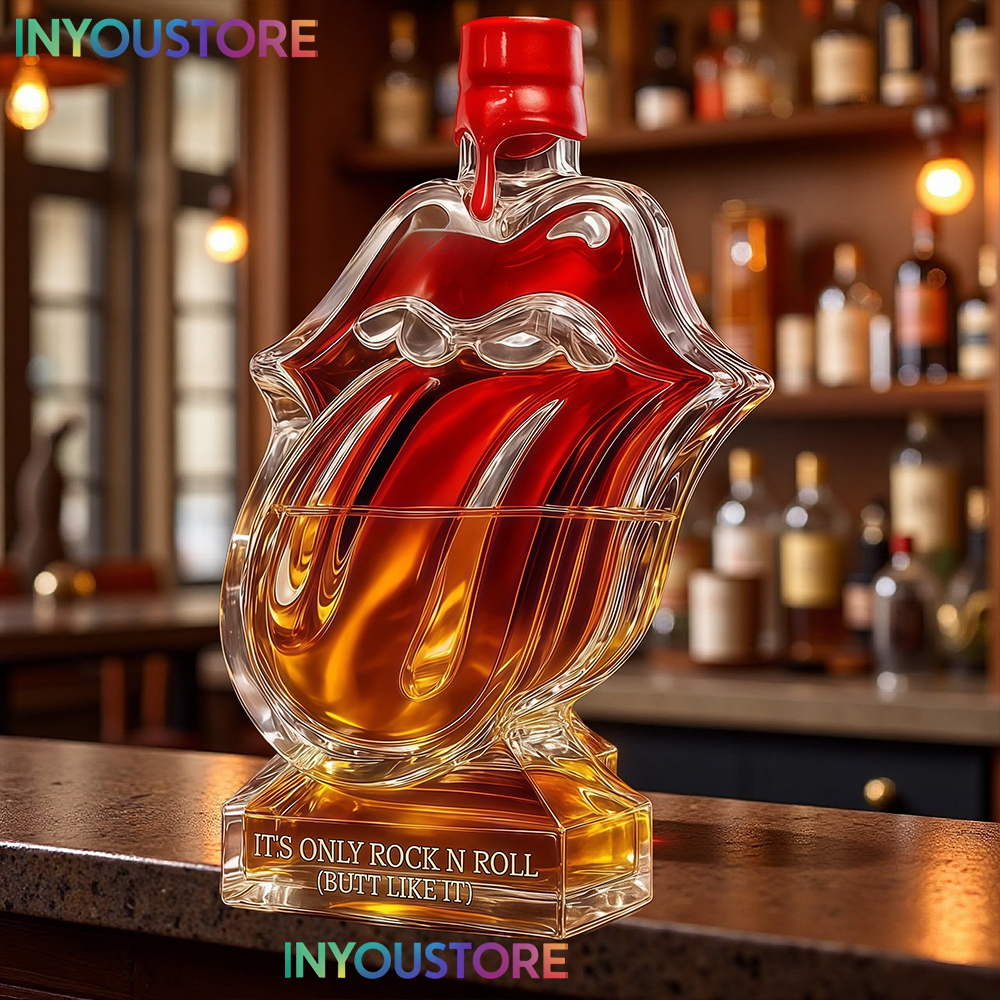 Rolling Stones Tongue Shape Whiskey