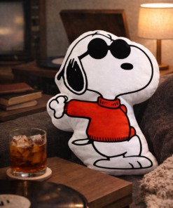 Snoopy Puffer Valentine'S Day Pillow, Snoopy Dog Pillow