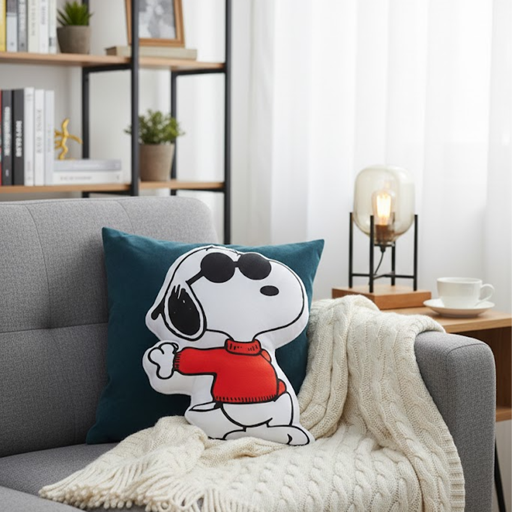 Snoopy Puffer Valentine'S Day Pillow, Snoopy Dog Pillow - Image 2