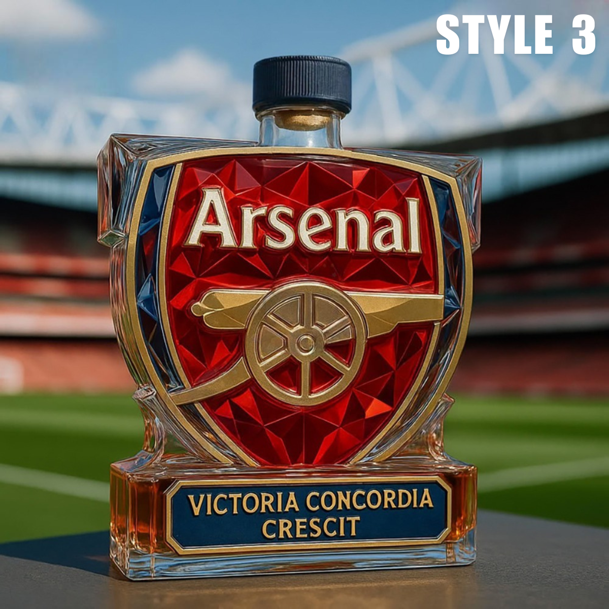 Arsenal Concordia Victoria Concordia Whiskey Bottle - Image 5