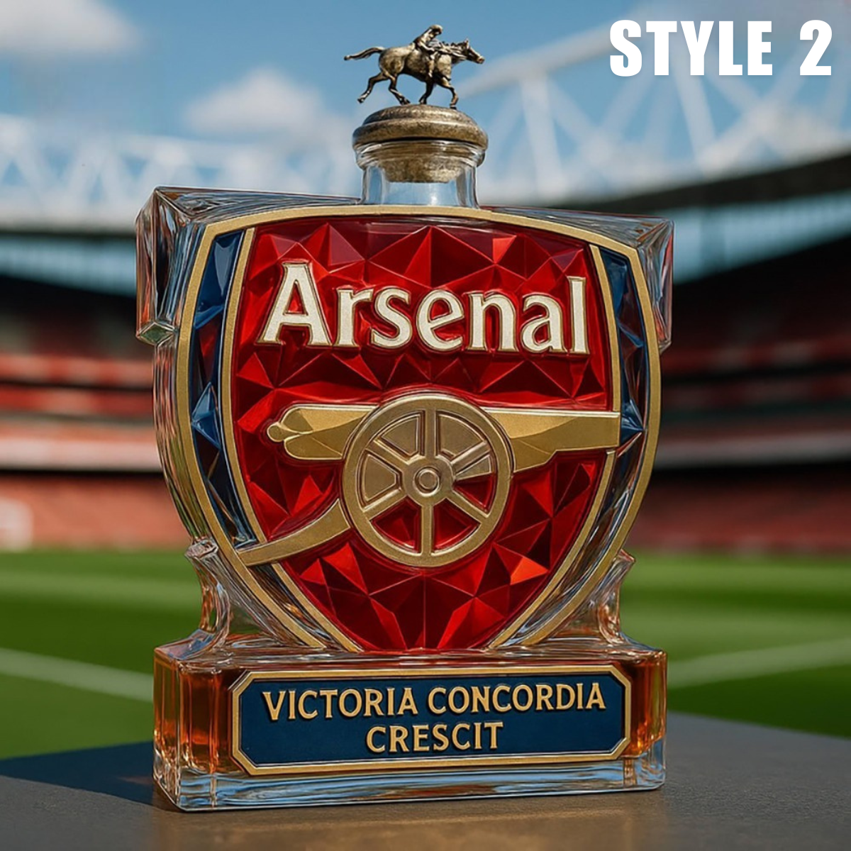 Arsenal Concordia Victoria Concordia Whiskey Bottle - Image 6