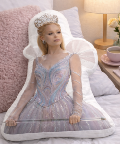 Enchanted Fairy Queen Throw Pillow – Soft Decorative Cushion for Bed & Sofa